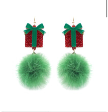 Load image into Gallery viewer, Gift Box Pom Pom Earrings