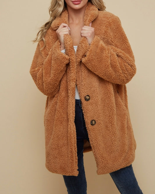 Oversized Teddy Jacket