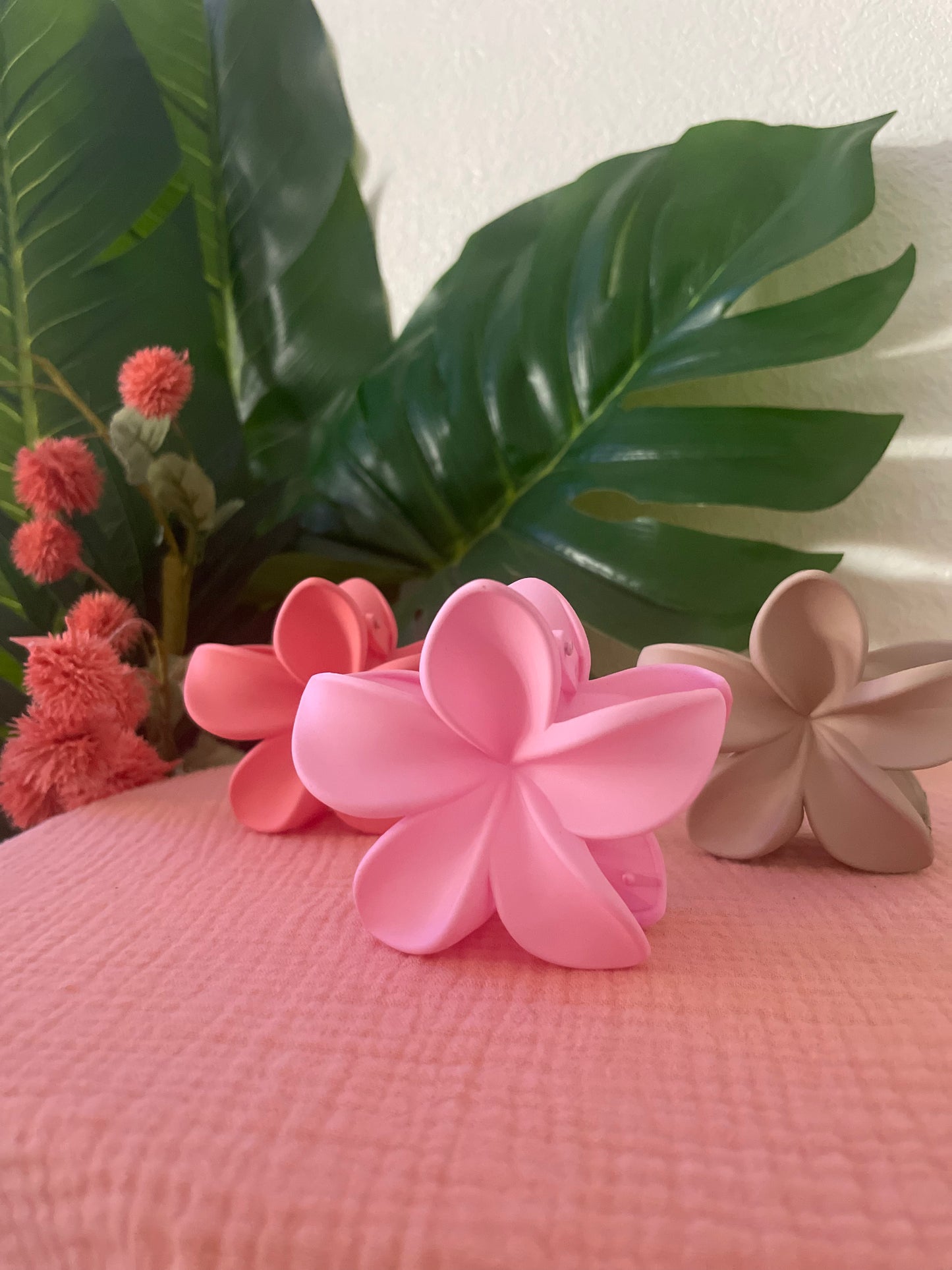 Plumeria Hair Clip