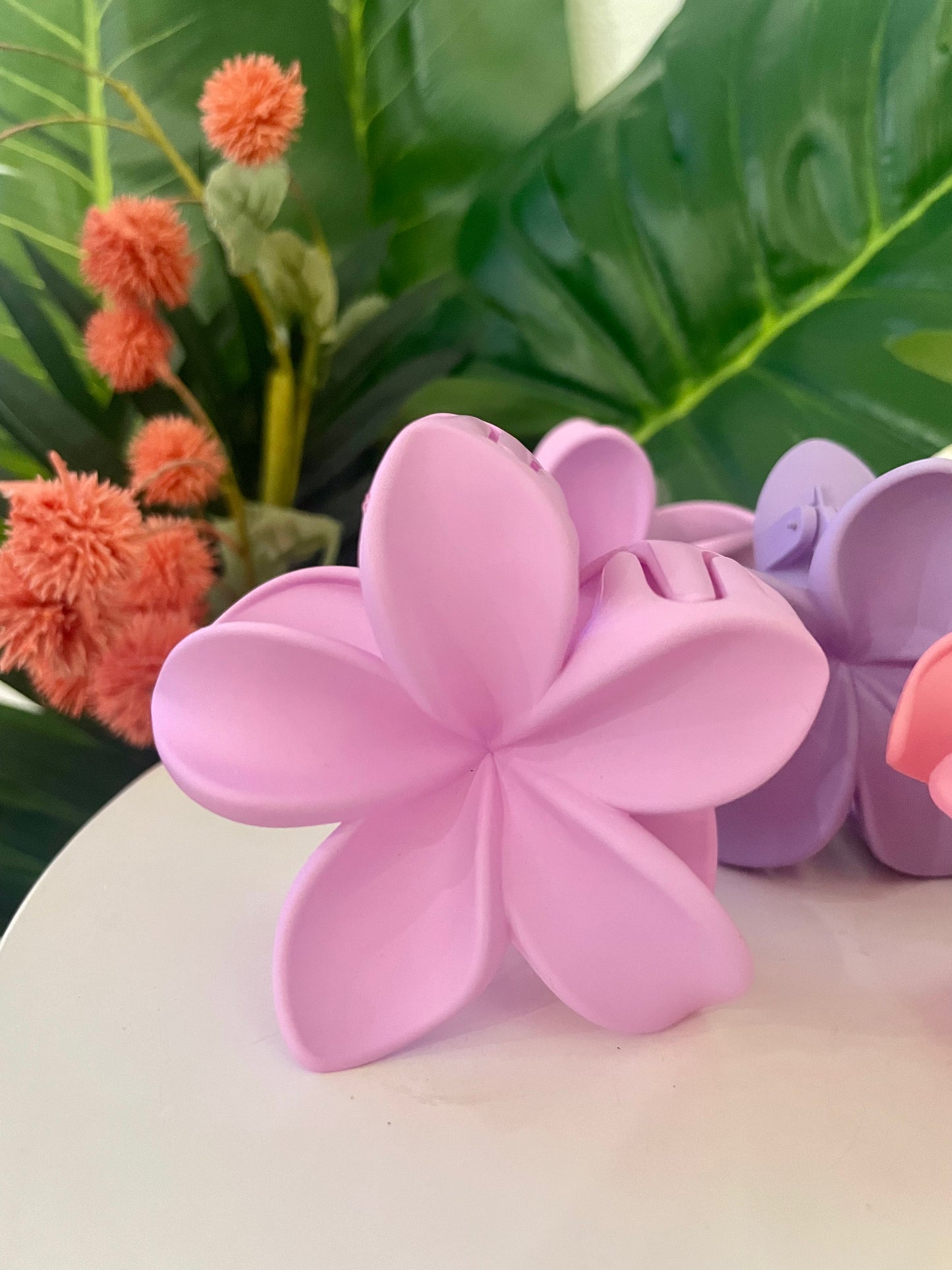 Plumeria Hair Clip