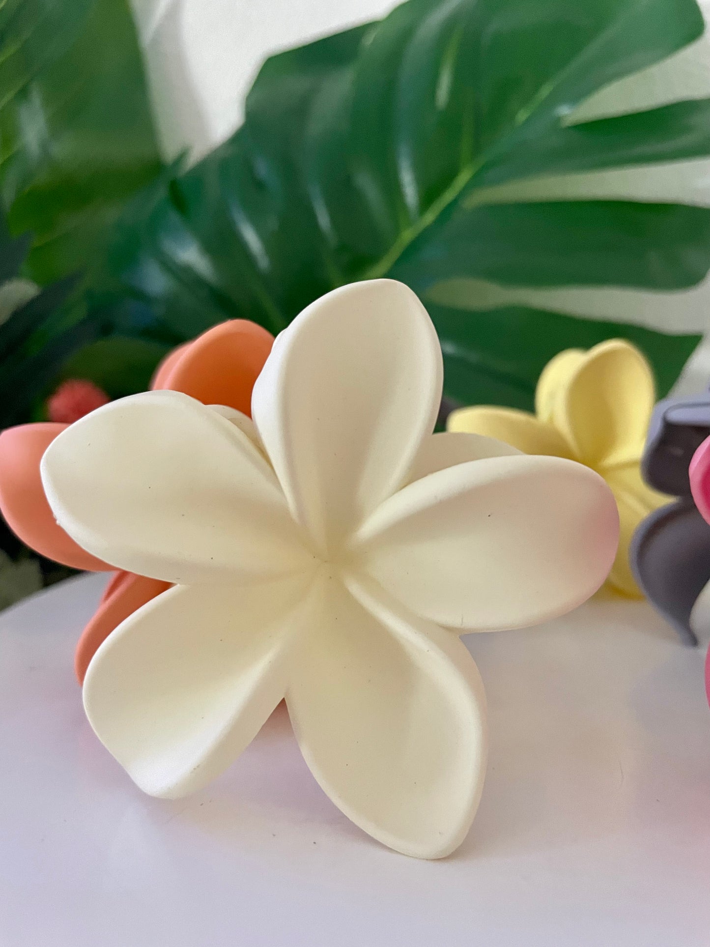 Plumeria Hair Clip