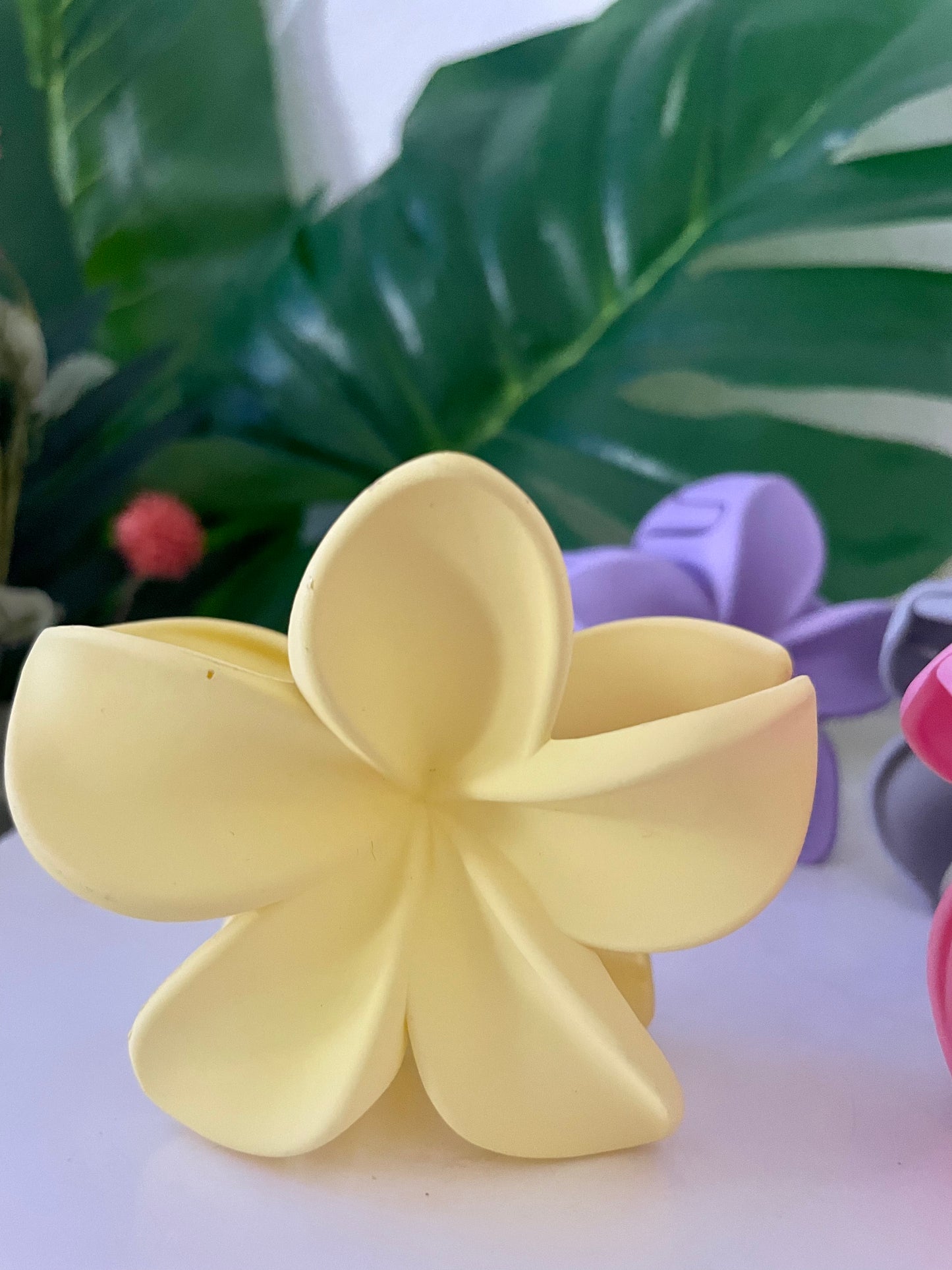 Plumeria Hair Clip