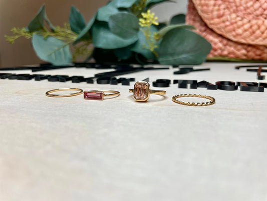 Rosé Ring Set