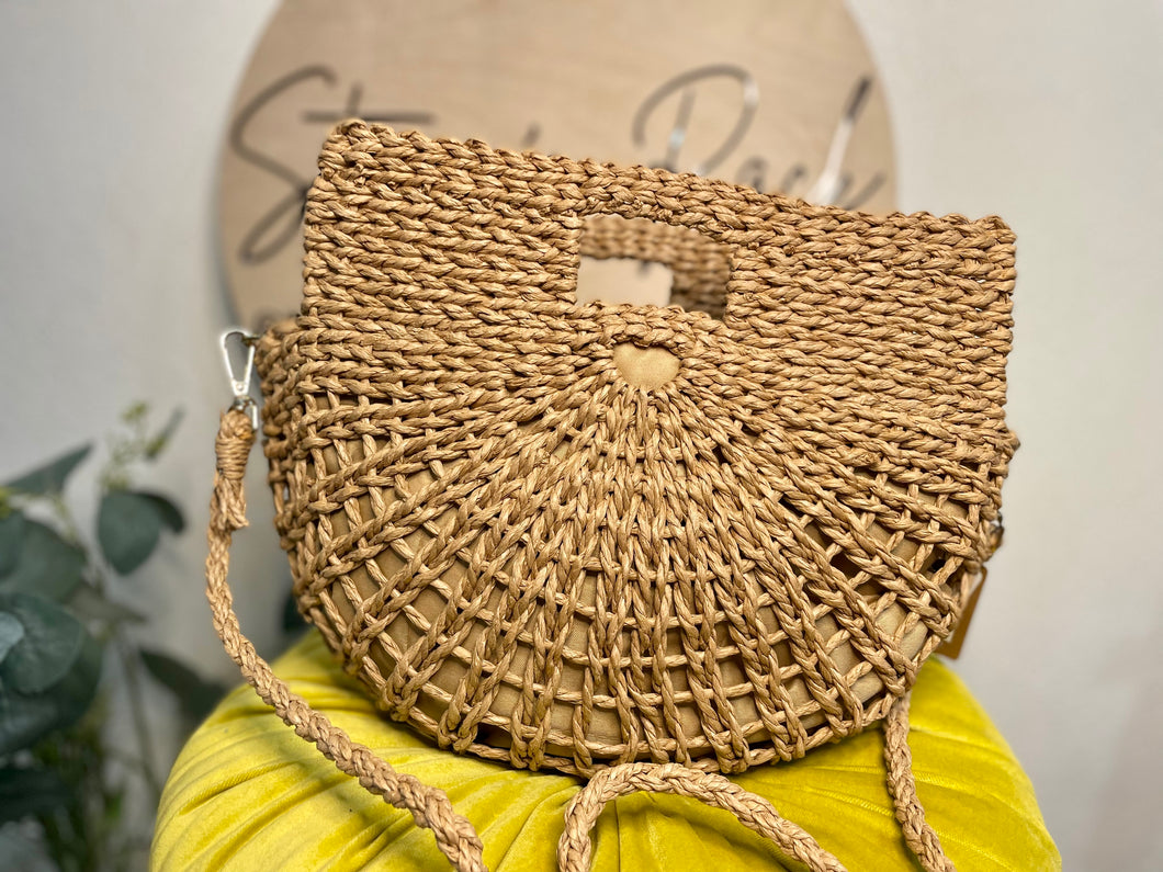 Haiku Straw Clutch