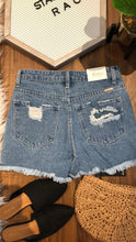 Load image into Gallery viewer, The Stylish Mama High-Waist Distressed Shorts