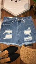 Load image into Gallery viewer, The Stylish Mama High-Waist Distressed Shorts